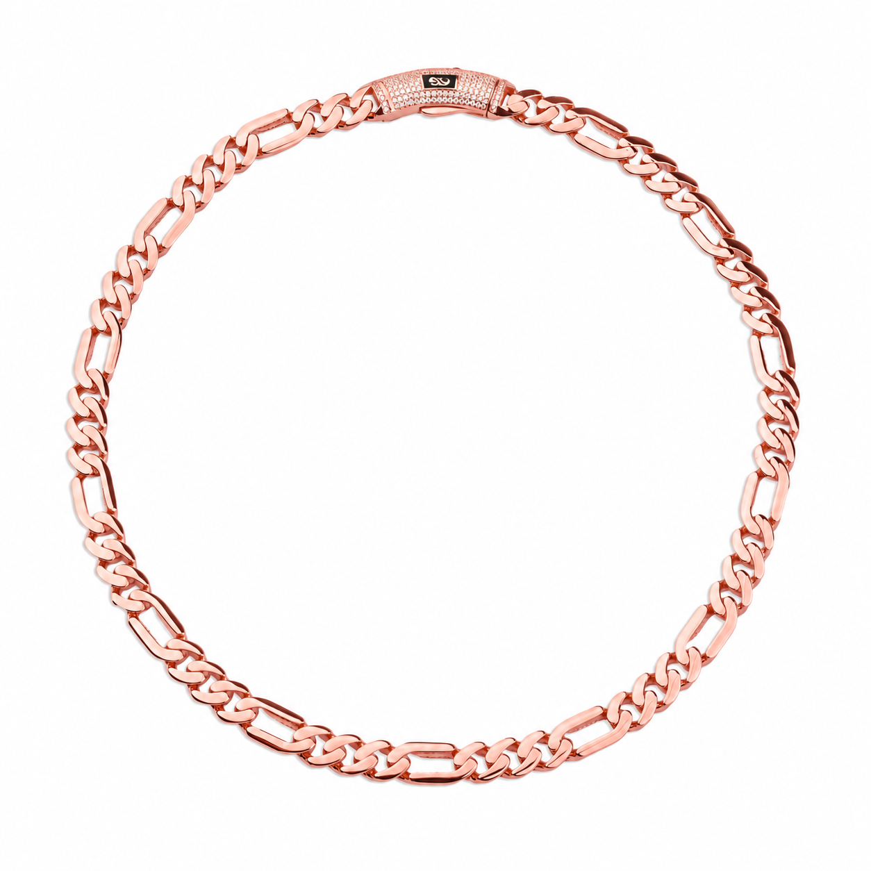 Men's Figaro Chain Necklace 7 mm