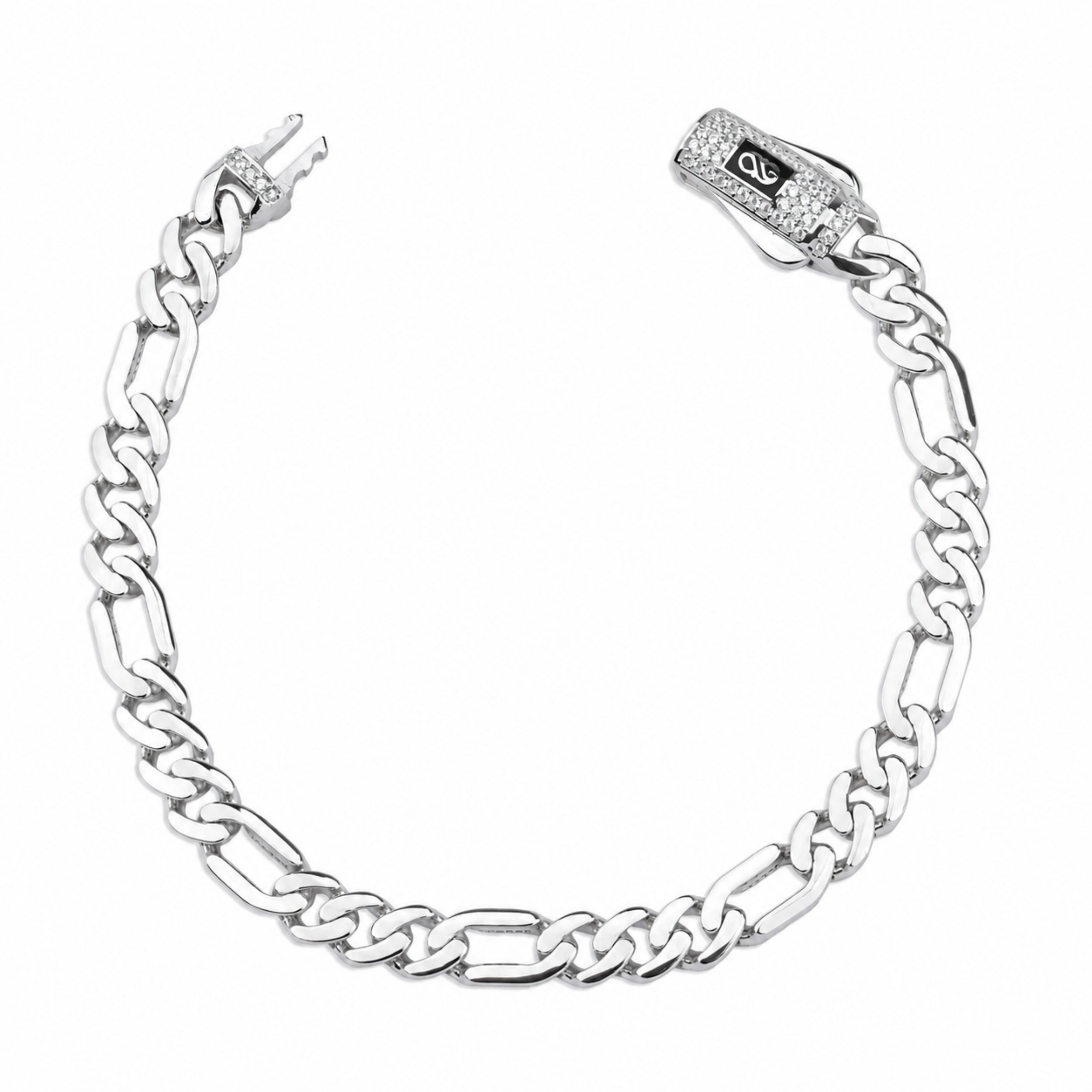 Men's Figaro Chain Bracelet 13 mm